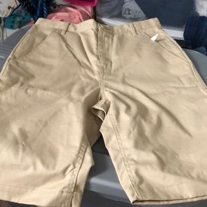 Tan boy shorts socks size 16